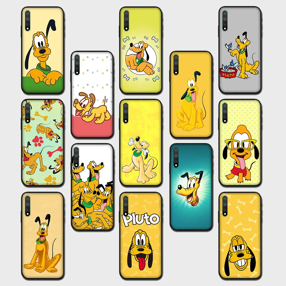 Custodia Nera Pluto Per Iphone 13 15 Mini 11 Pro X Xs Max 14 Plus