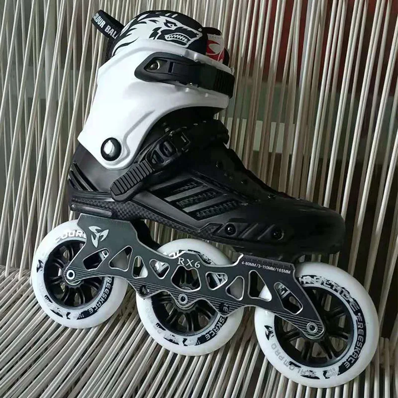 Adult Inline Skates 3 Wheels Outdoor Speed Skating Shoes Sneaker Roller Skate Aluminum Alloy Trucks Advancer Beginner Men adult roller skates