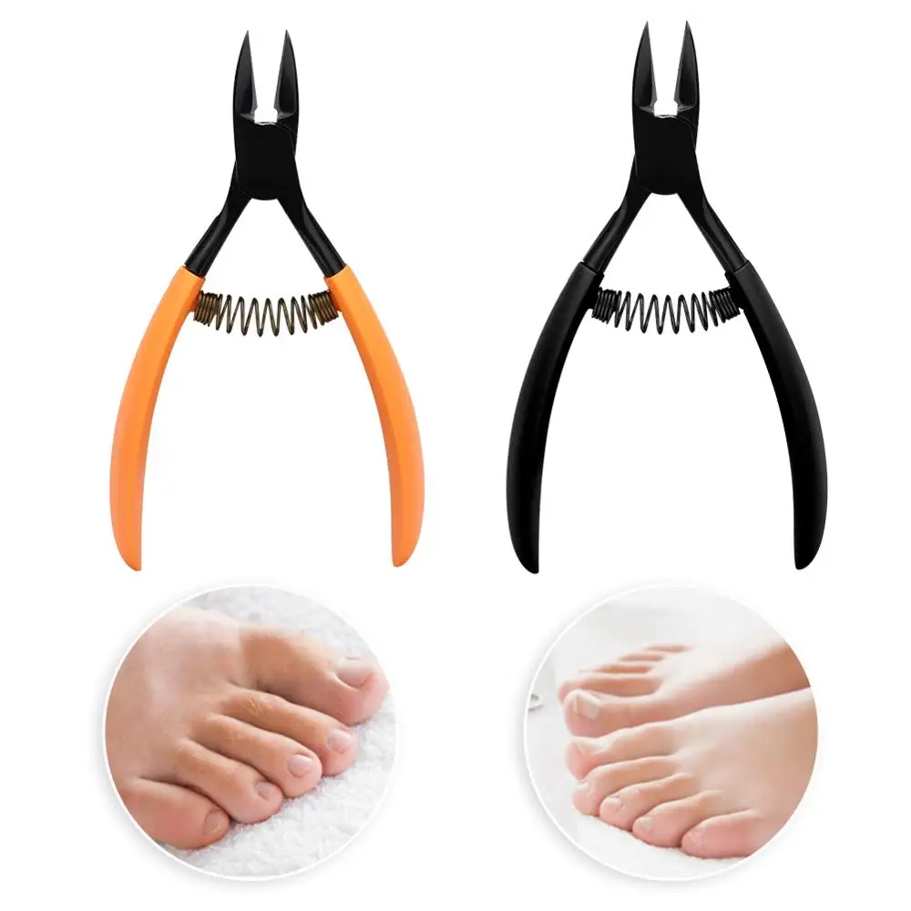 

2Pcs/Set Stainless steel Toenail Care Manicure Tool Ingrown Toenail Clipper Cuticle Nipper Clipper Plier Scissor for Nail Repair