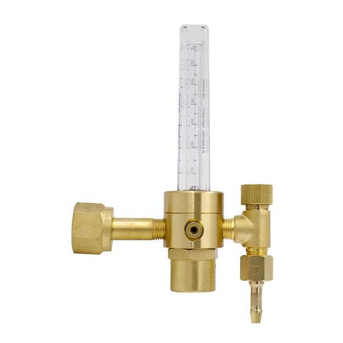 CO2 To Argon Adapter - CGA-320 To CGA-580 Brass Converter For Gas Regulators