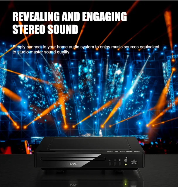 3 Min Screensaver Dvd Player High Definition Home Cd Dvd Player - AliExpress