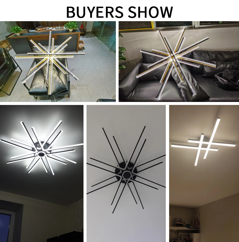 Remote Dimming Simple New LED Modern Chandelier Lights Living Dining Room Bedroom Villa Apartment Aisle Indoor Lighting Lamps