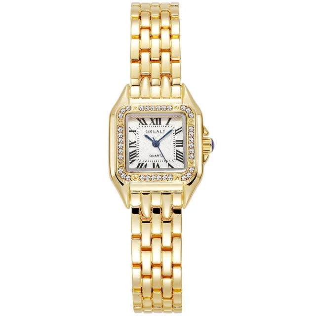 Femmes montre lumière marque de luxe affaires or acier inoxydable dames mode montres à Quartz femme horloge Bracelet montre-Bracelet 5