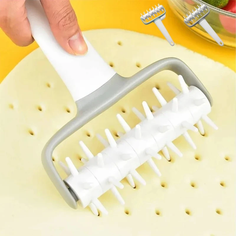 Pizza Dough Docker Roller-PP Dough Perforation Tool for Baking Pizza, Bread,Cookies-Must-Have Baking Accessory kitchen gadgets