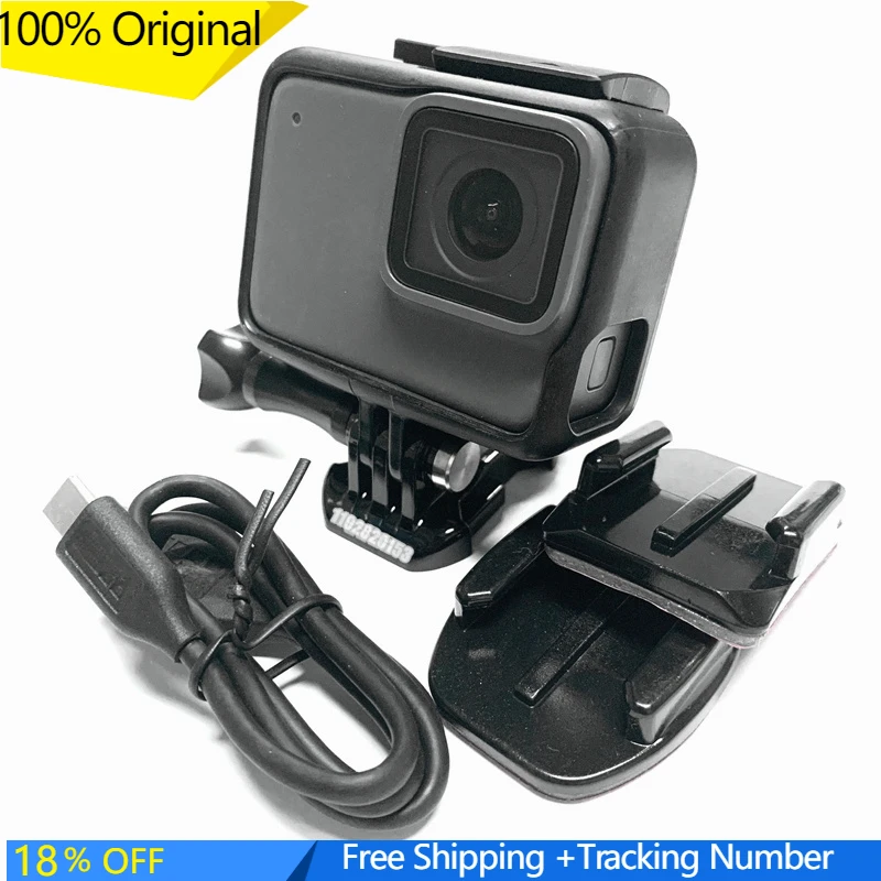 Originale Per Gopro Hero 7 Silver Action Camera Sport 12Mp Photo Live Streaming Cam 4K 60Fps 1080P 240Fps
