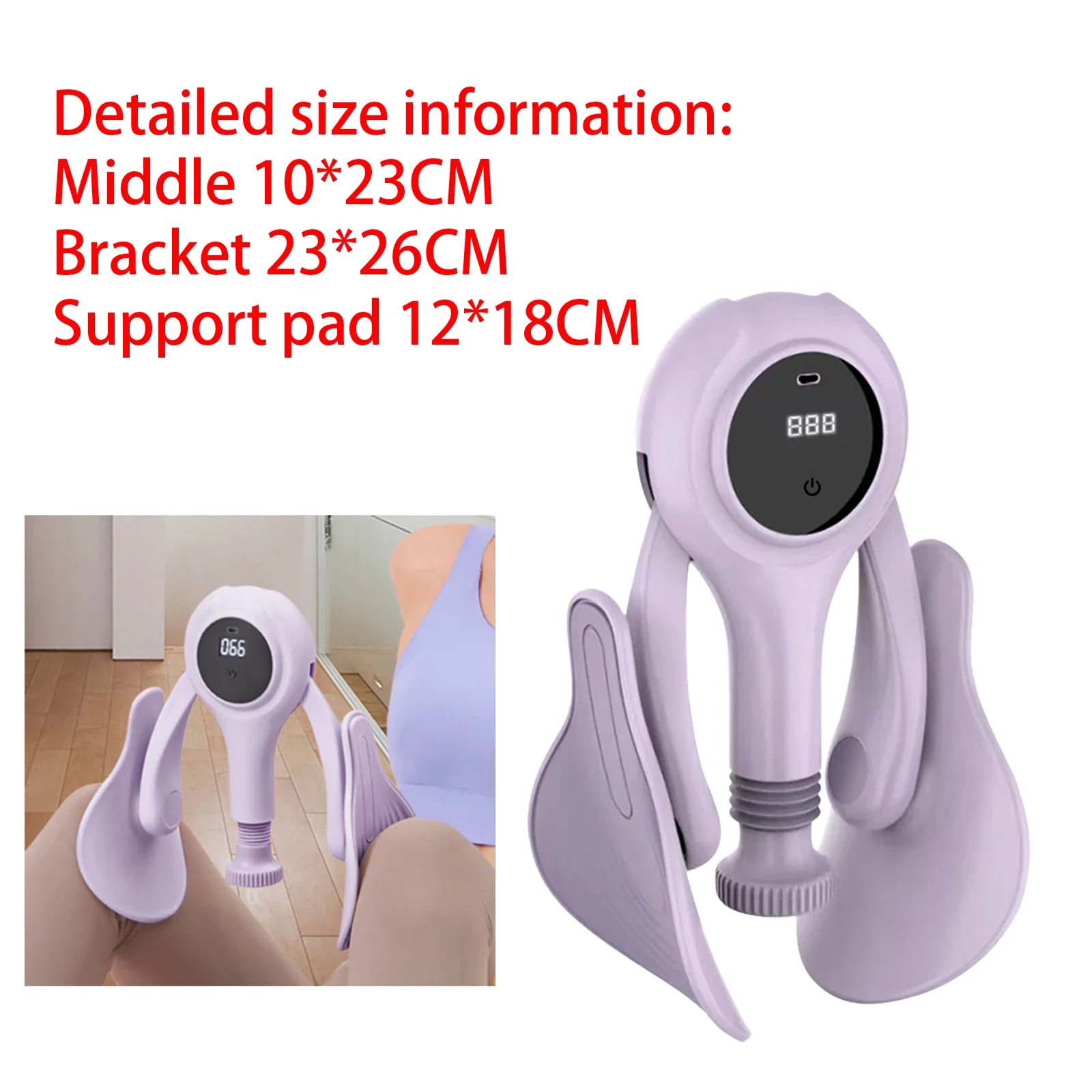 

For Exerciser Training Kegel Pelvic Thigh Women Correction Slimmer Trainer Fitness Strength Device Yoga Hip Floor Master