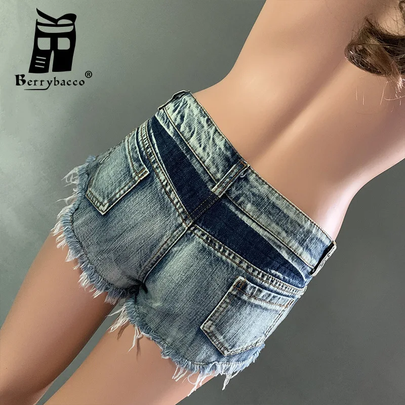 

Women's Sexy Tassel Shorts Denim Pant Jeans Women Clothing Short Pants Woman Summer Rave Bottoms Nightclub Womens Clothes Casual