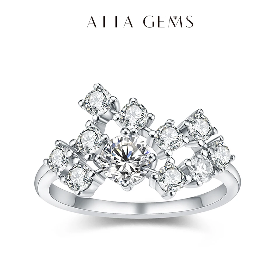 品質重視』高級モアッサナイト リング 1.5ct