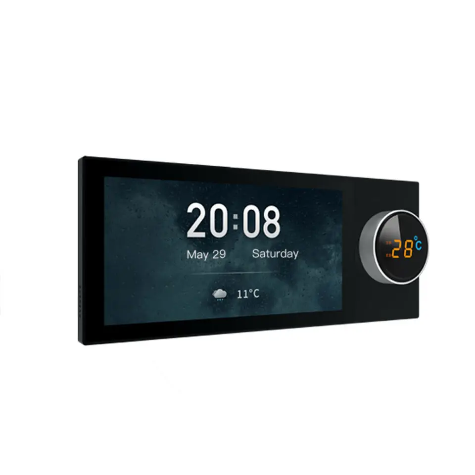 

Smart Home Control Panel,10 inch Dimmer and Background Music Player,Smart Life Tuya App Control Timer Switch