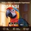 Magcubic HY310 Auto Focus Projector 1080P Native 4K 330ANSI Android 11 WiFi6 BT5.4 Mini Outdoor Movie Projector with Air Mouse 3