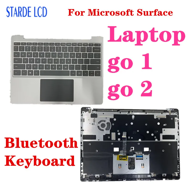 Tastiera Bluetooth Originale Da 12.4 "Per Laptop Microsoft Surface Go 1 Laptop Go 2 Touchpad Bluetooth Wireless