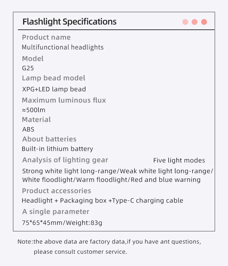 lanterna poderosa, 5 modos de iluminação, farol