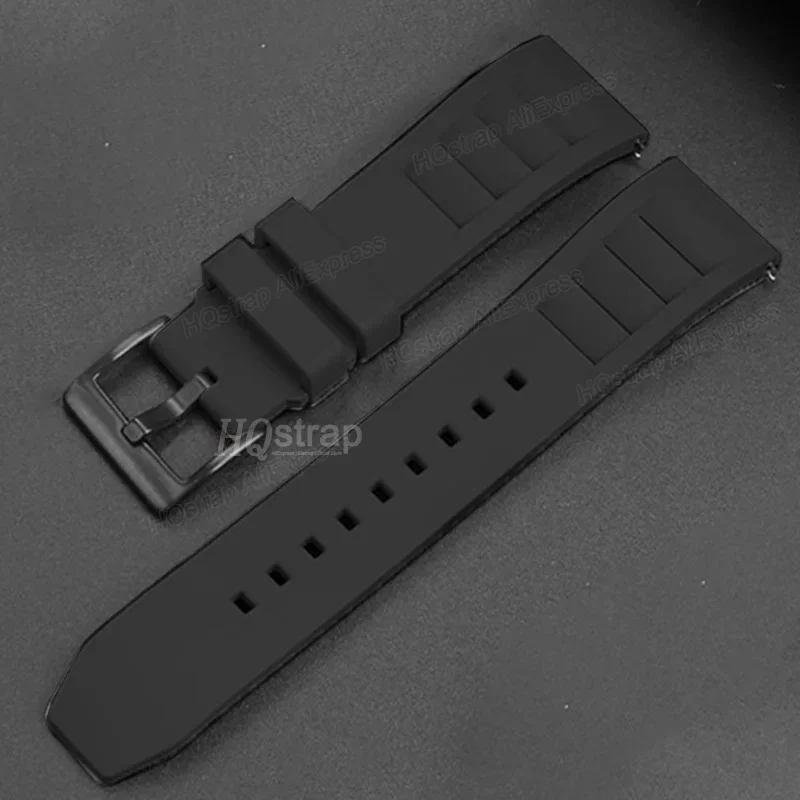 Universal Quick Release Rubber Watch Band Strap, 20mm/22mm - Durable and Stylish Watch Accessory
