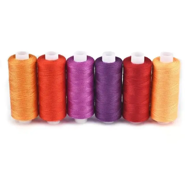 Nähgarn-Set 60 Spulen – Polyester, Je 400 Yards, Bunt Für Nähmaschine & Handarbeit