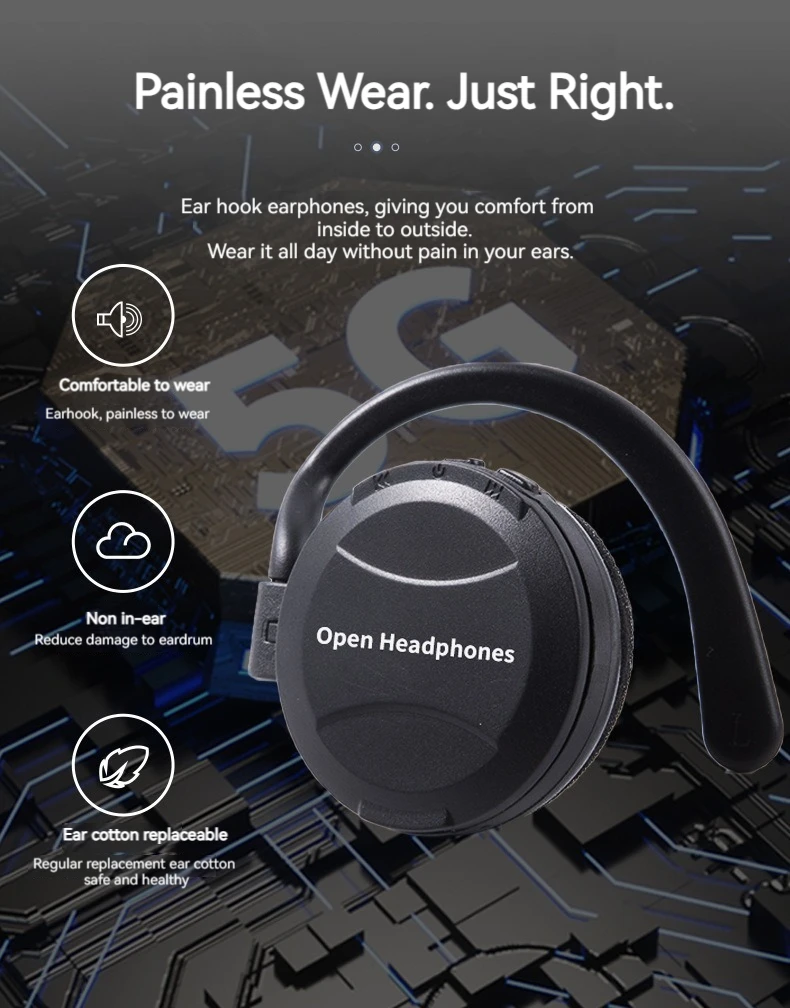 K6 TWS Sport Wireless Bluetooth Headset Running Stereo Music Universal Mini Dual Ear Hanging Headphones With Mic Noise Reduction