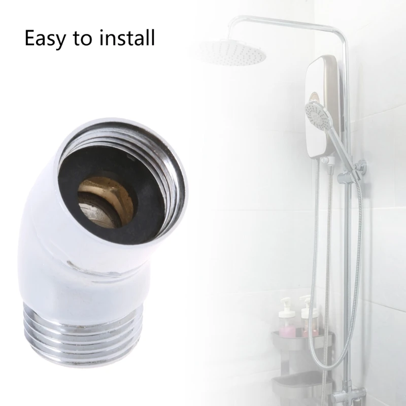 Description Picture 3 of itemHandhold Shower Elbow Adapter Shower Head Elbow Adapter 135 Degree Shower Head Extension Arm Connector for Hand Shower