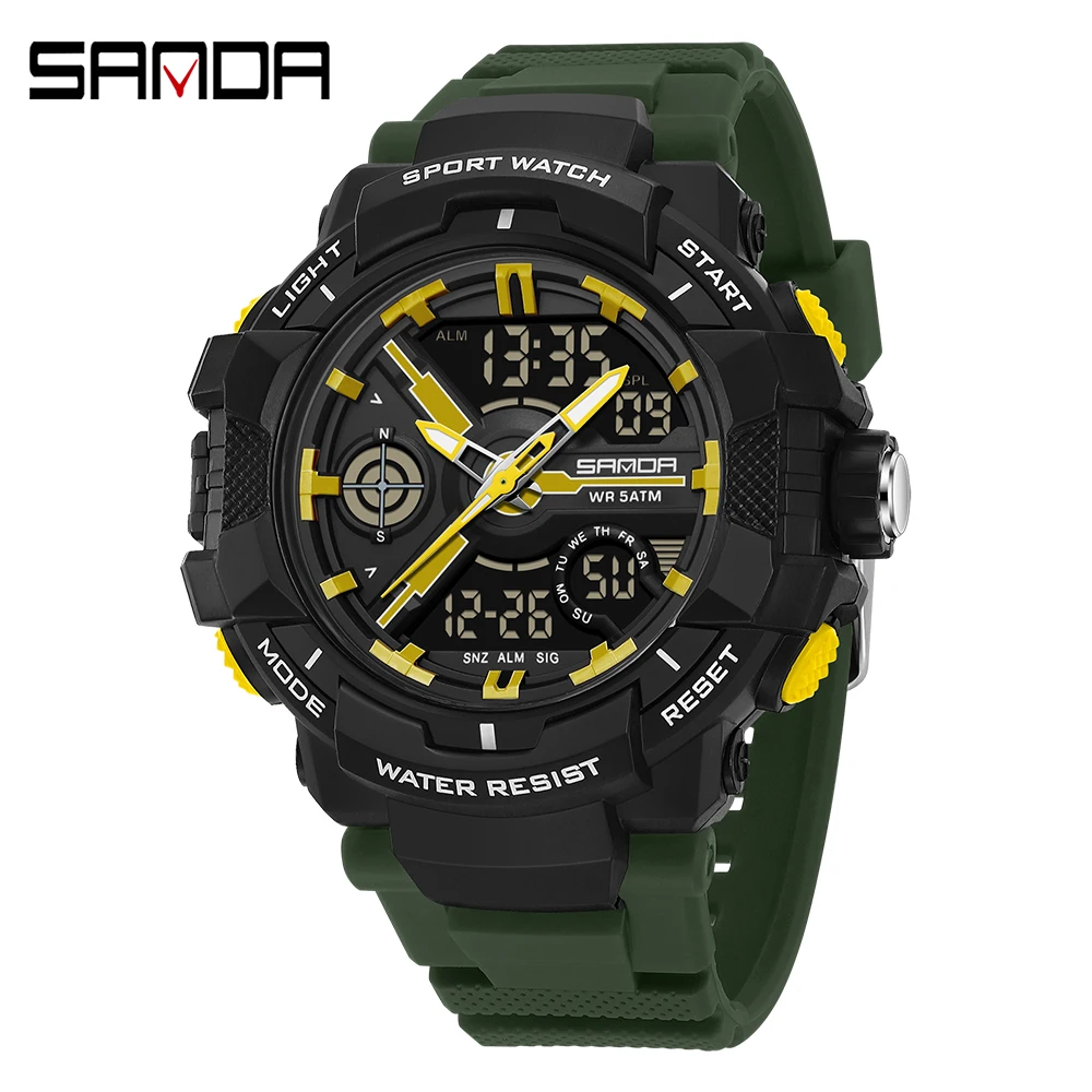 Dsfiuuy)SBAO Orologio LED Uomo Orologi sportivi impermeabili Shock digitale elettronico acquista in modo economico - spedizione gratuita, recensioni reali con foto