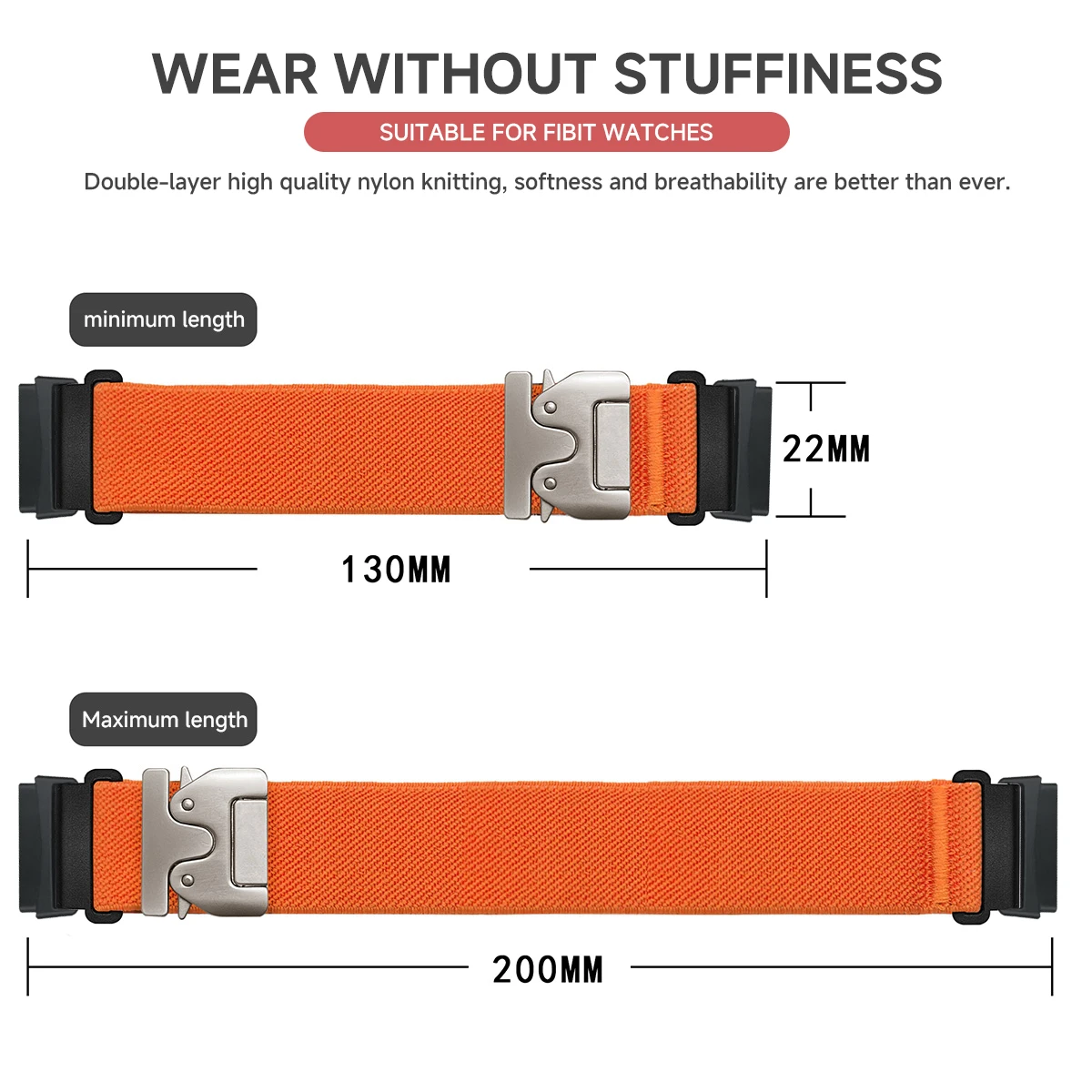 Nylon Smartwatch Strap Bracelet - Versatile Band Accessory