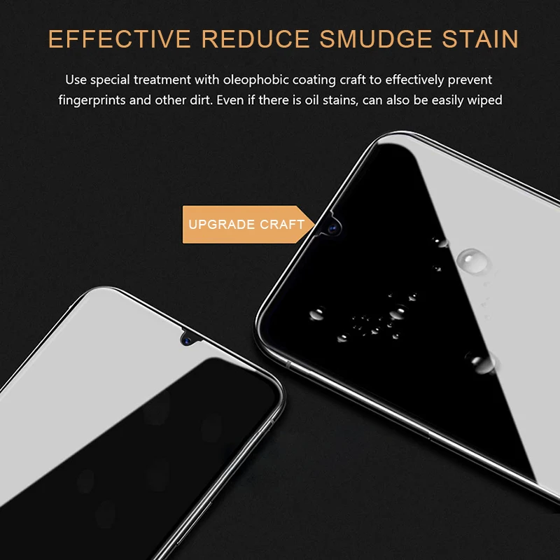 Oleophobic Anti-Shatter Tempered Glass Screen Protector