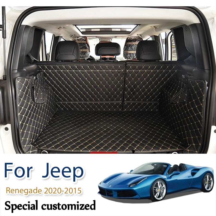 Top Quality! Special Car Trunk Mats For Jeep Renegade 20202015 Durable