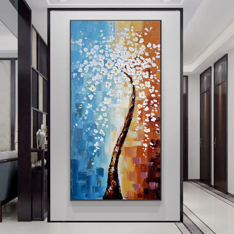 Lienzo Decorativo Abstracto Para Pared, Arte Moderno, Abstracto, Contemporáneo, Decoración De Pared Para Dormitorio, Sala De Estar, Baño, Cocina, Oficina, Hogar, Enmarcado, Listo Para Colgar, 20 X 40