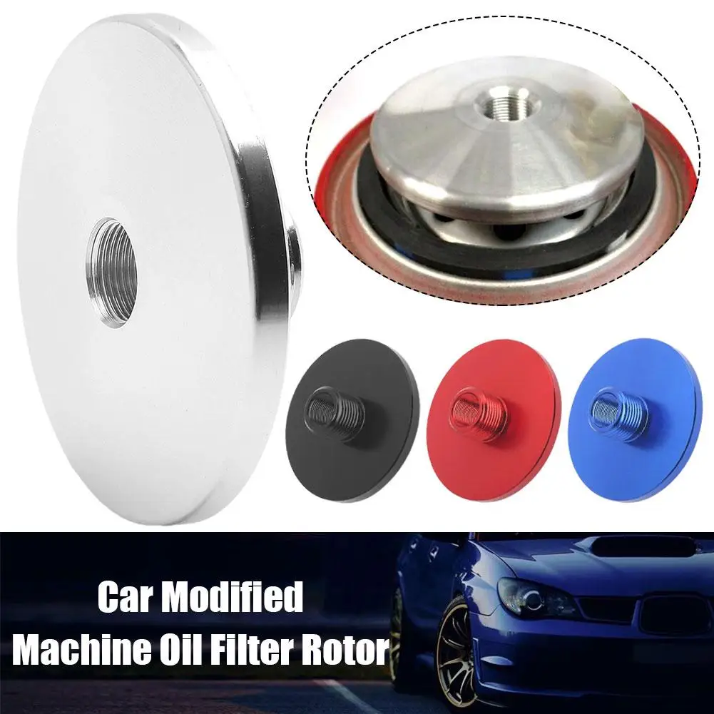 Aluminum Oil Filter Adapter 1/2-28 To 3/4-16 X 2.5 Solvent Oil Threaded Car Automotive Filter Trap