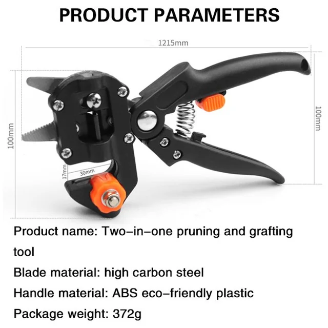 Oltó Olló Gyümölcsfa Oltás Rügyvágó Fa Szerszámok Secateurs Szerszámvágó Metsző - Image 5
