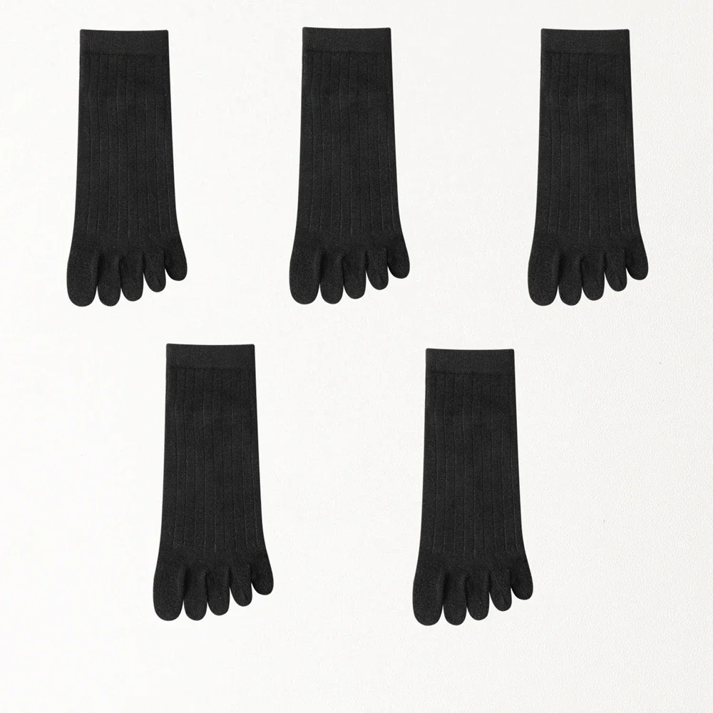 5 أزواج الصيف خمسة أصابع الجوارب للرجال رقيقة القط...