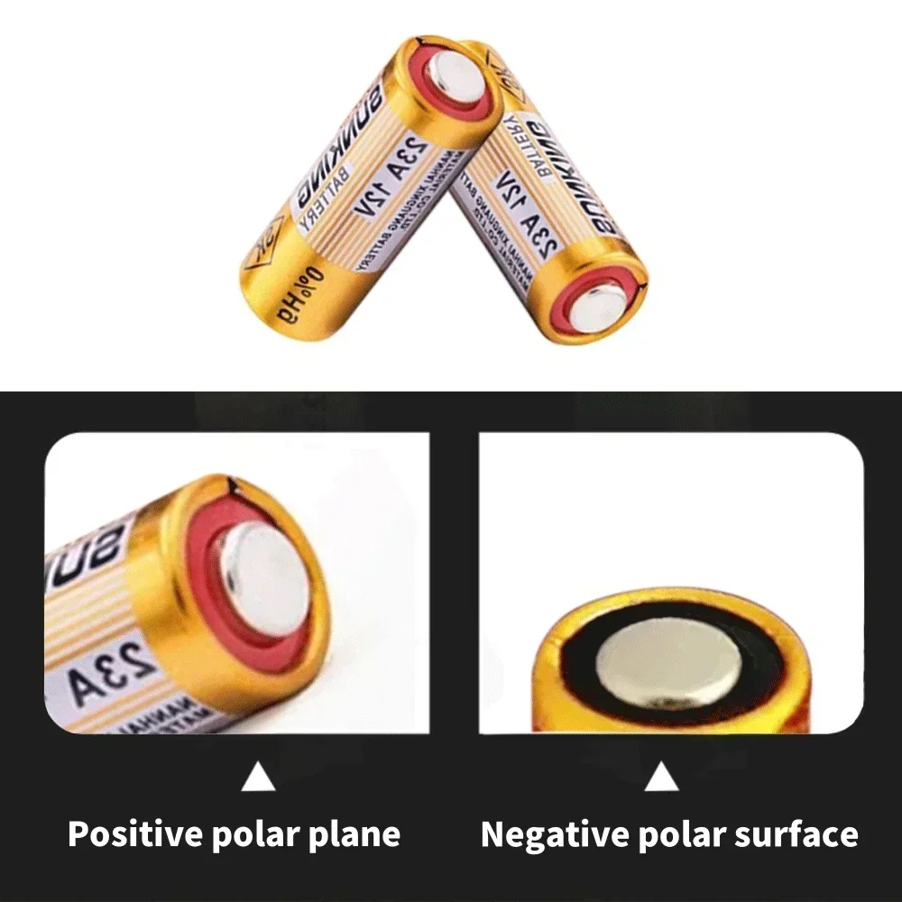 10PCS A23 23A 12V Alkaline Battery MN21/23 23AE L1028F A23G GP23A 12 Volt Dry Battery For Ceiling Fan Remote Garage Door Opener