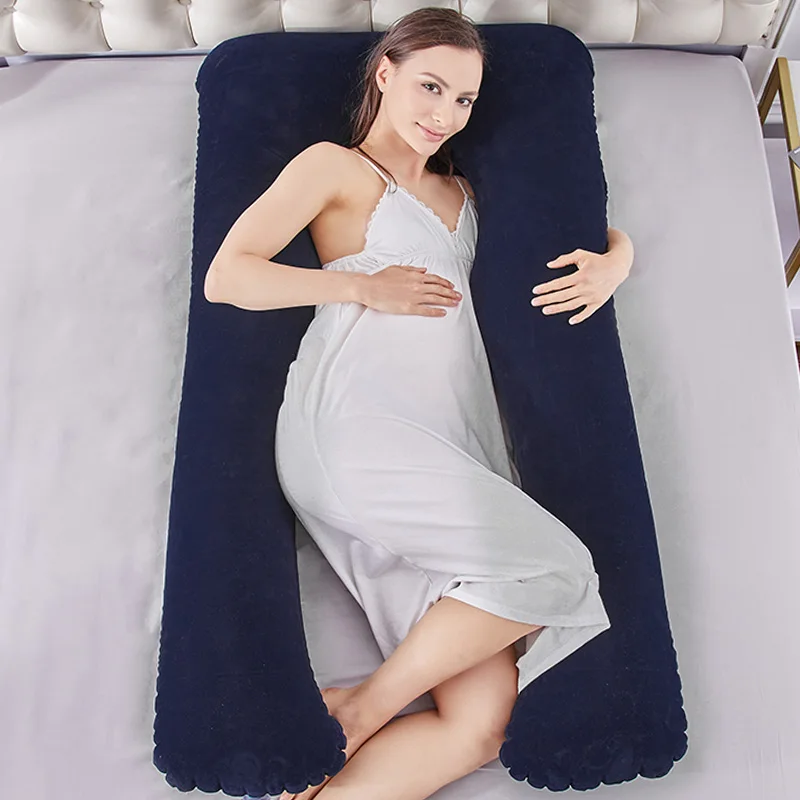 New Pregnant Pillow Case U Shape Lumbar Pillowcase Multi Function Side Cushion Cover For Pregnancy Women
