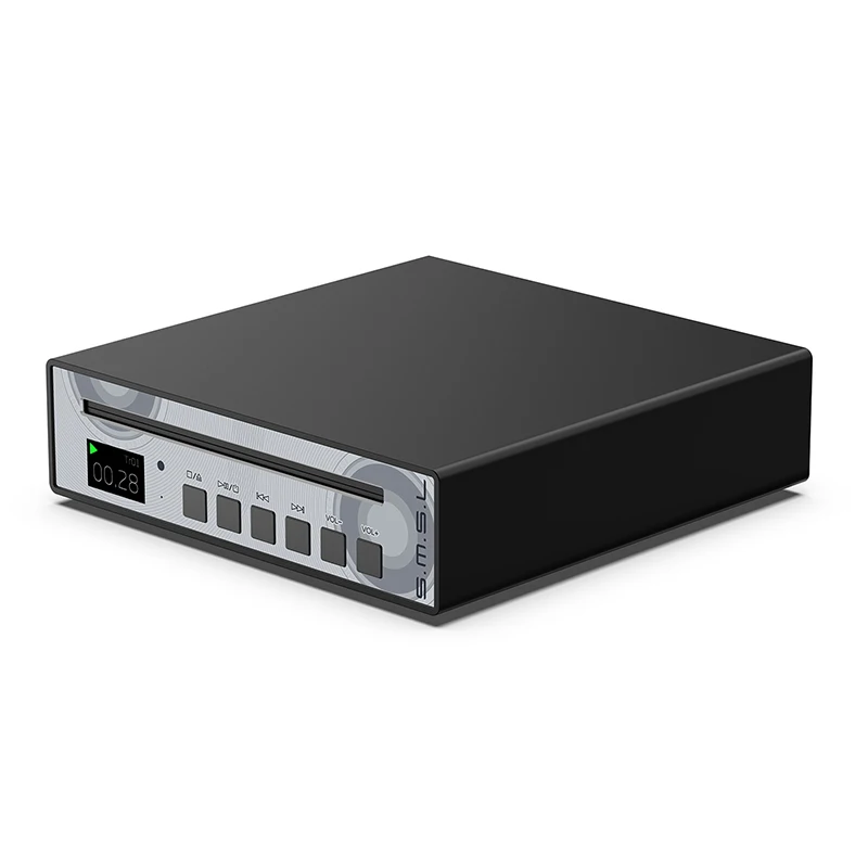 SMSL PL100 Hifi CD Player CS43131 MQA RCA Optical 3.5mm Headphone Remote Control portable cd player