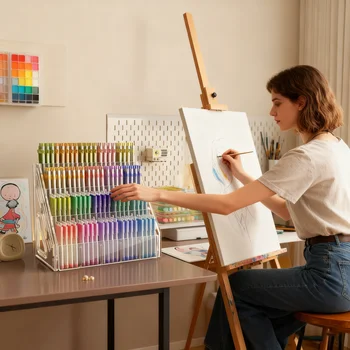 Acrylic Pen Holder Organizer 1