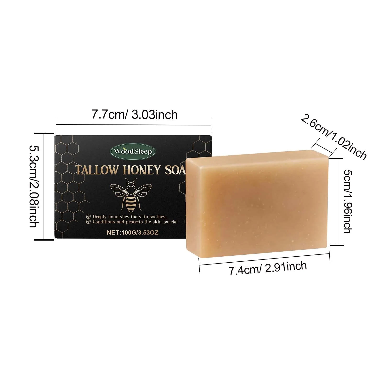 Tallow Soap - A Multi-Purpose Soap for Facial & Body Cleansing & Skincare, Featuring Mildness, Freshness, Comfort & Rich Lather