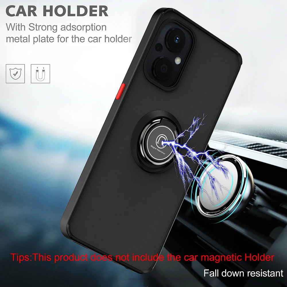 Shockproof Phone Case With Ring Stand For Oppo Reno7 Pro And A_voghion.com