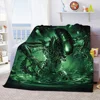 Aliens Movie Soft Throw Blanket Space Monster Printed Bedspread Sofa Couch Covers Travel Camping Blanket Children Adult Gift 1