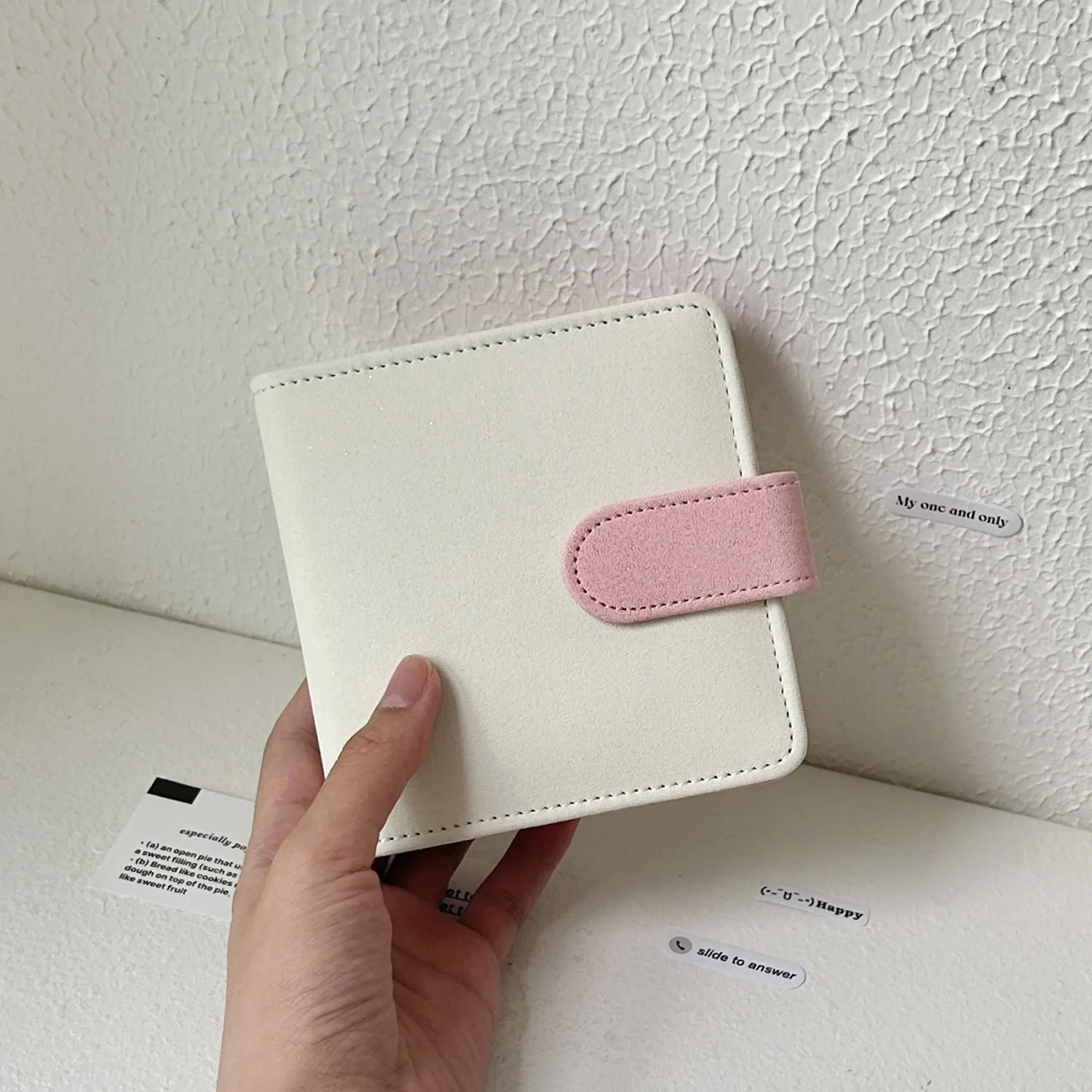 Full Sky Star Pu Leather Loose Page Star Chasing Album Book 3-Hole Loose Page Album Book Love Bean Album Small Card Album