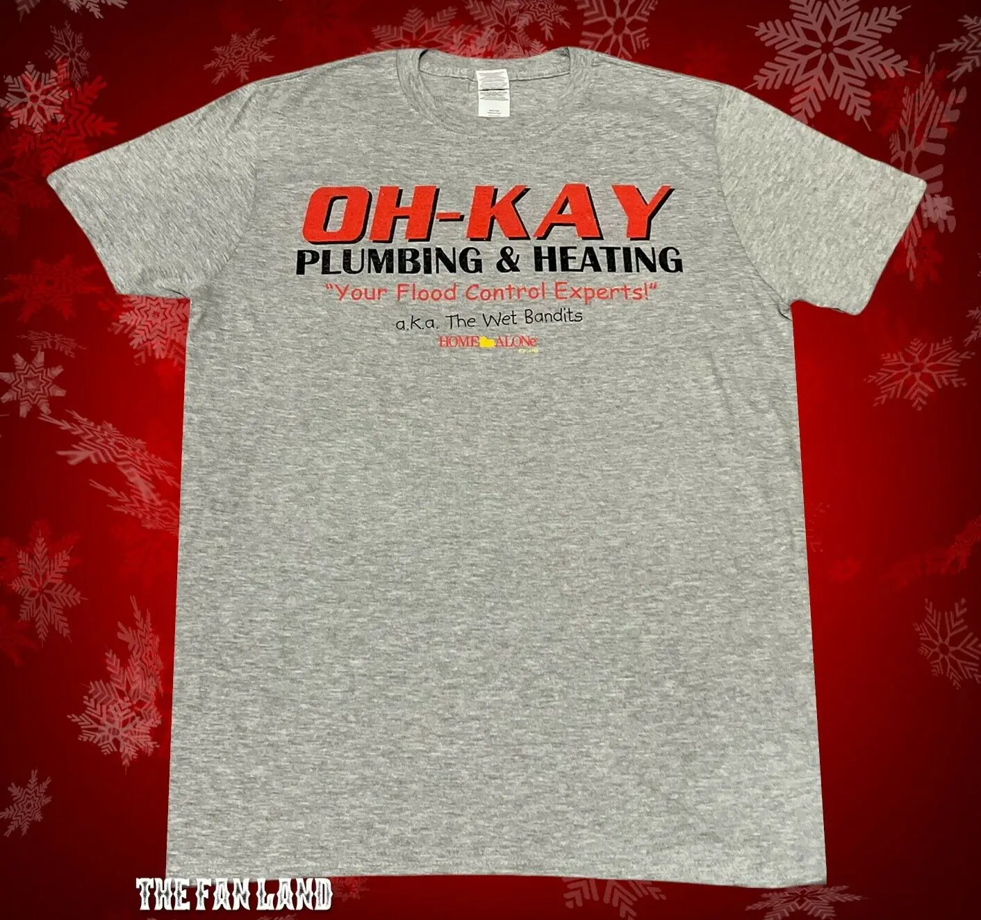 New Home Alone Oh Kay Idraulico Aka Wet Bandits T-Shirt Da Uomo