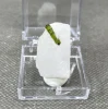 Natural green tourmaline pillars mineral specimens + box size 3.4cm + healing quartz crystals and stones rock gemstone 6