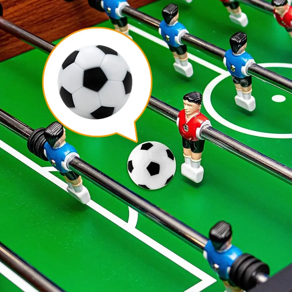 Set of 2 Resin Table Soccer Balls for Interactive Indoor Gaming Experience