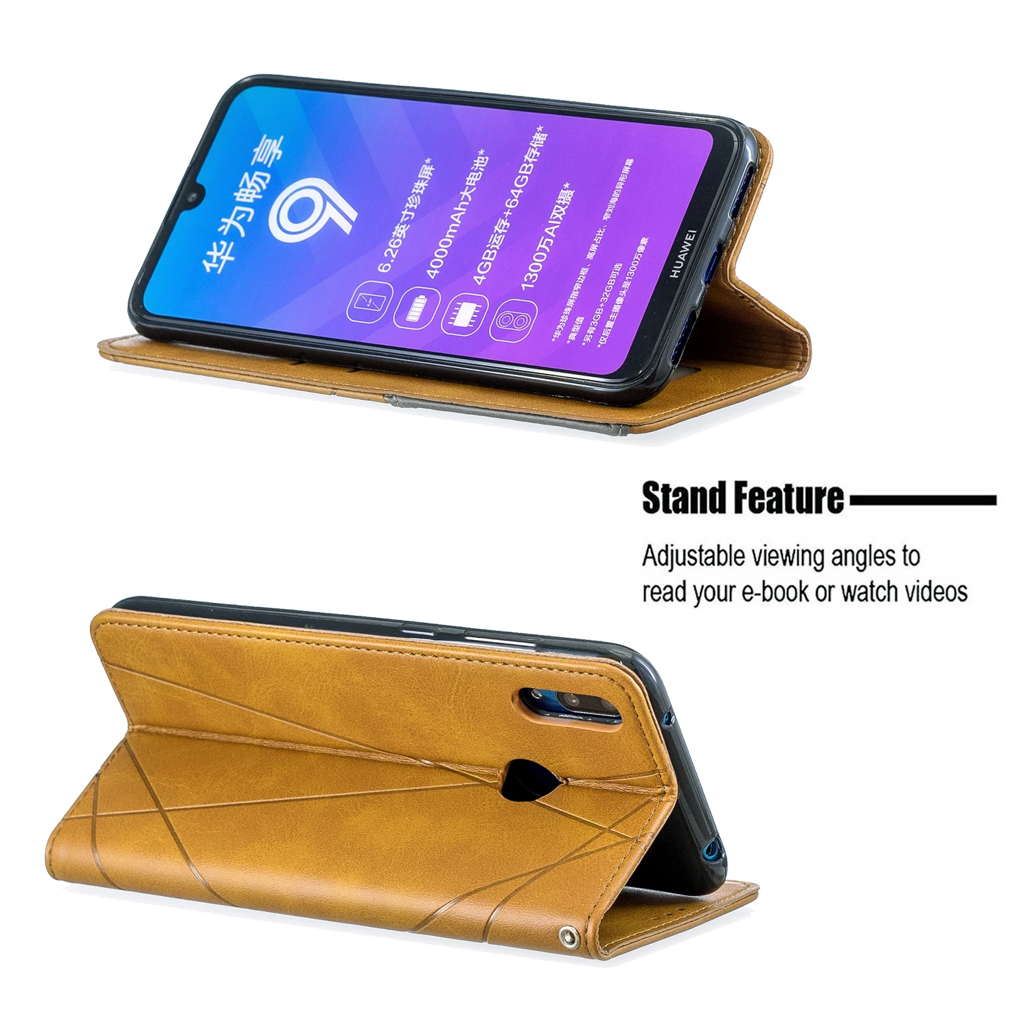 Wallet With Flip Leather Phone Case For HUAWEI Honor 20S 10i 10 9X 9A 9S 8A 8S 7A 7C NOVA 4E 5i Y5 Y6 Y7 Y7A Y9 PRO LITE Cover