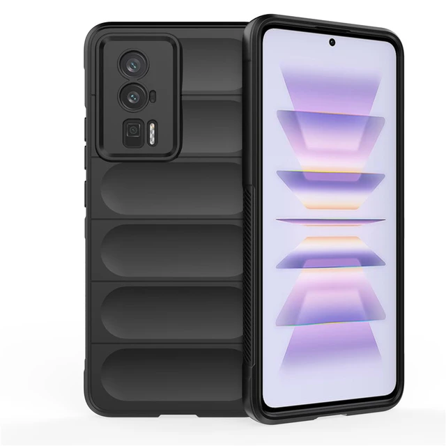 For Xiaomi Poco X6 Pro Case For Poco X6 Pro Capas Phone Bumper Back Armor  Soft TPU Shockproof Lens Protective Fundas Poco X6 Pro