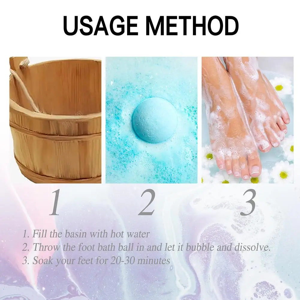 Sdotter 12Pcs Herbal Essential Oil Bubble Bath Ball Gift Spa Ball Foot Natural Handmad Bath Organic Mini Bath Bombs Bathing X6H2 5