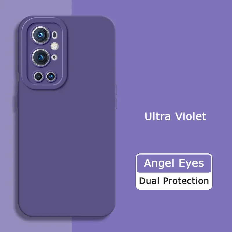 Square Liquid Silicone Angel Eyes Shockproof Soft Case - Durable Armor Phone Cover