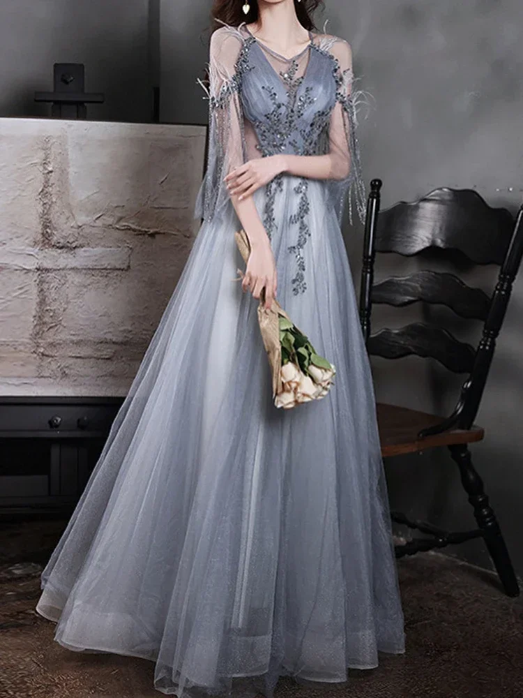 green emerald velvet dress A-line Elegant Sparkly Gorgeous Princess Prom Gown, Purple Stunning Pr   SposaBridal