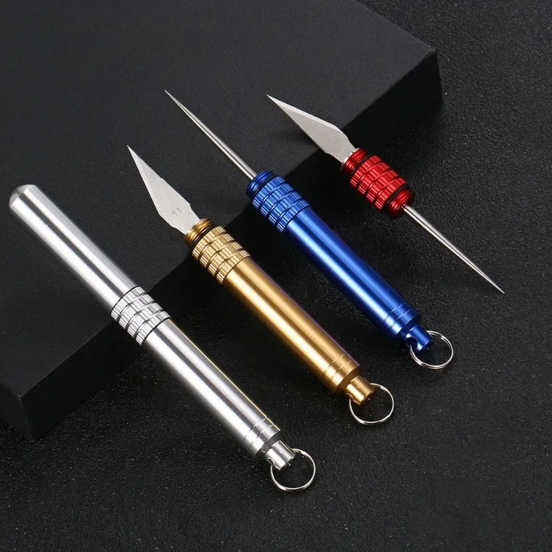 

Portable Stainless Steel Toothpick Knife Integrated Household Alloy Teeth Picker Fruit Fork Outdoor Camping Tool