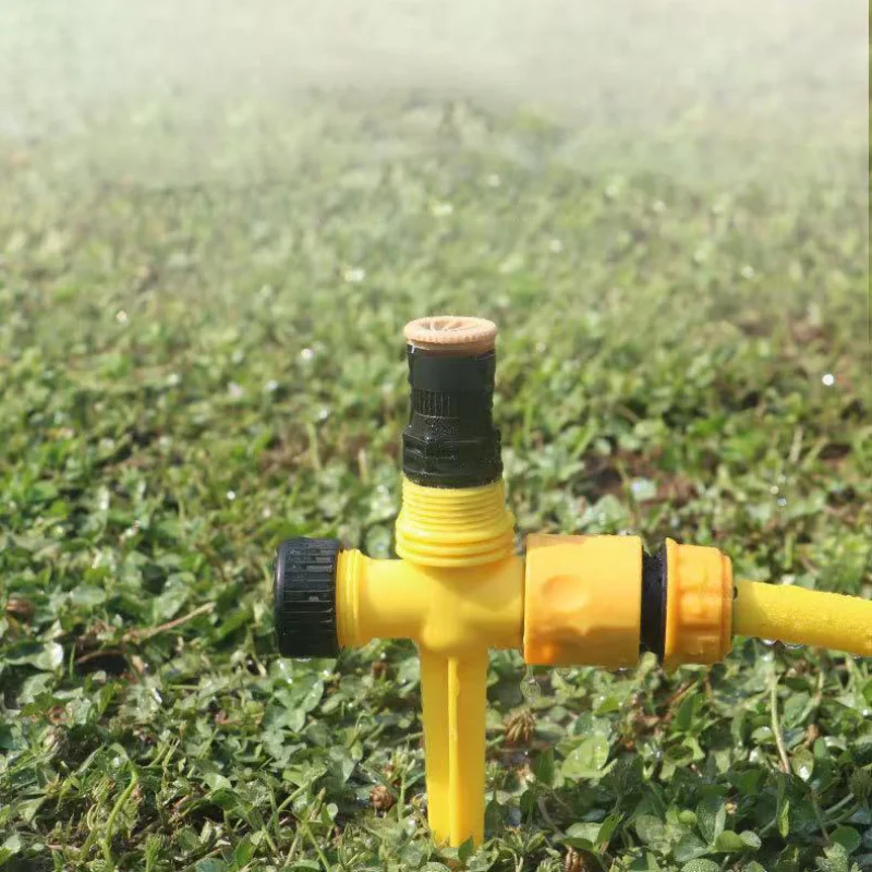 

Adjustable Spiked Rocker Impact Sprinkler Garden Agriculture Watering Nozzle Lawn Irrigation Watering 360 Degrees Rotary Jet