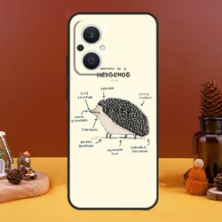 Hedgehog Design Protective Phone Case for OPPO Reno4 Z 5G (NNN5300)