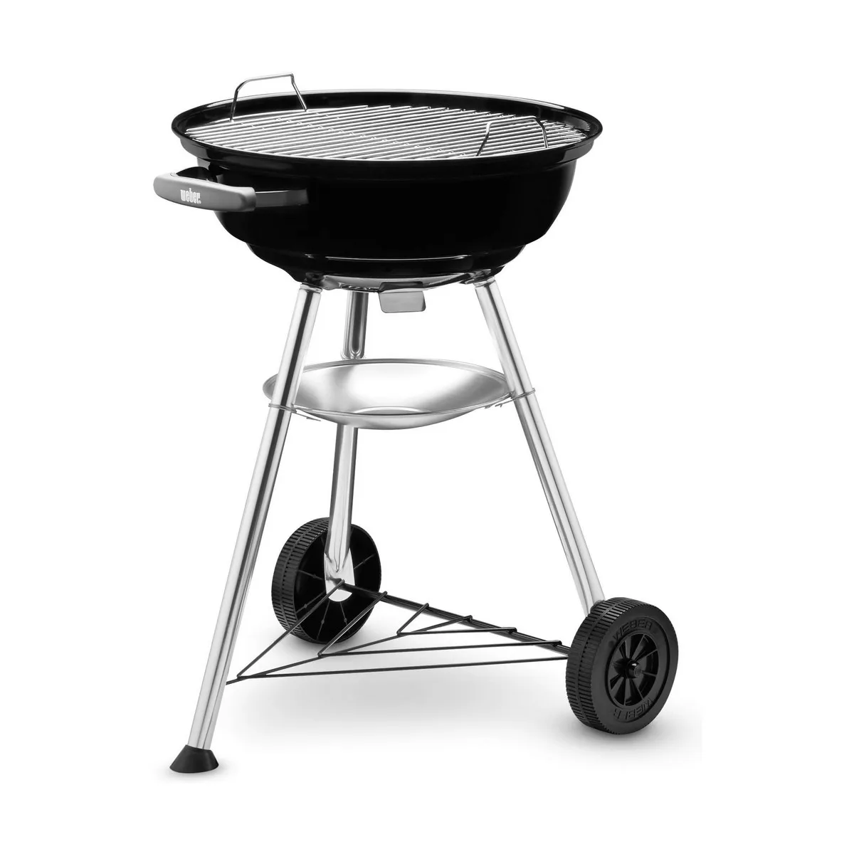 Coal with Cover and Wheels Weber Black (Ø 47 cm) - AliExpress
