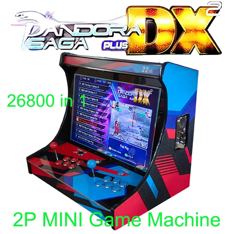 Console Arcade Pandora's Box 26800 Jeux - Rétro Avec LED Et Joysticks