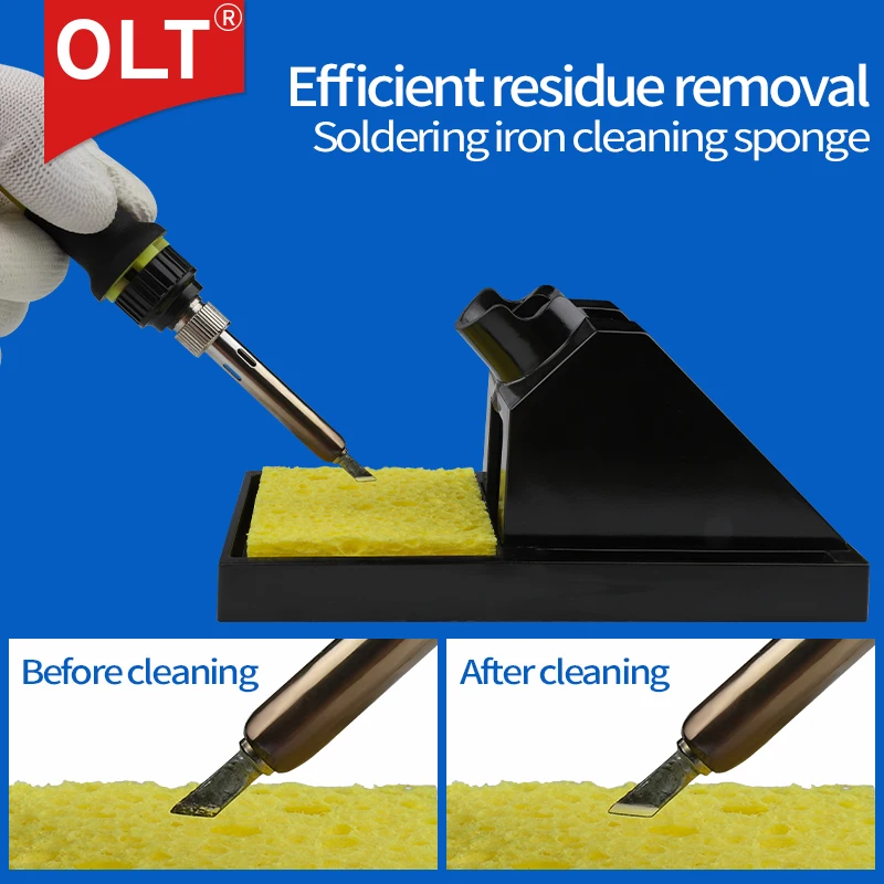 High Temperature Enduring Cleaner Sponge 936 Soldering Iron Tip clean Welding Soldering Iron Tip Cleaner Tools Clean Sponge soldering iron,soldering iron cleaner,soldering iron tips